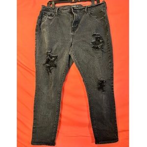 Wmns Old Navy Curvy Skinny Blk Size 16